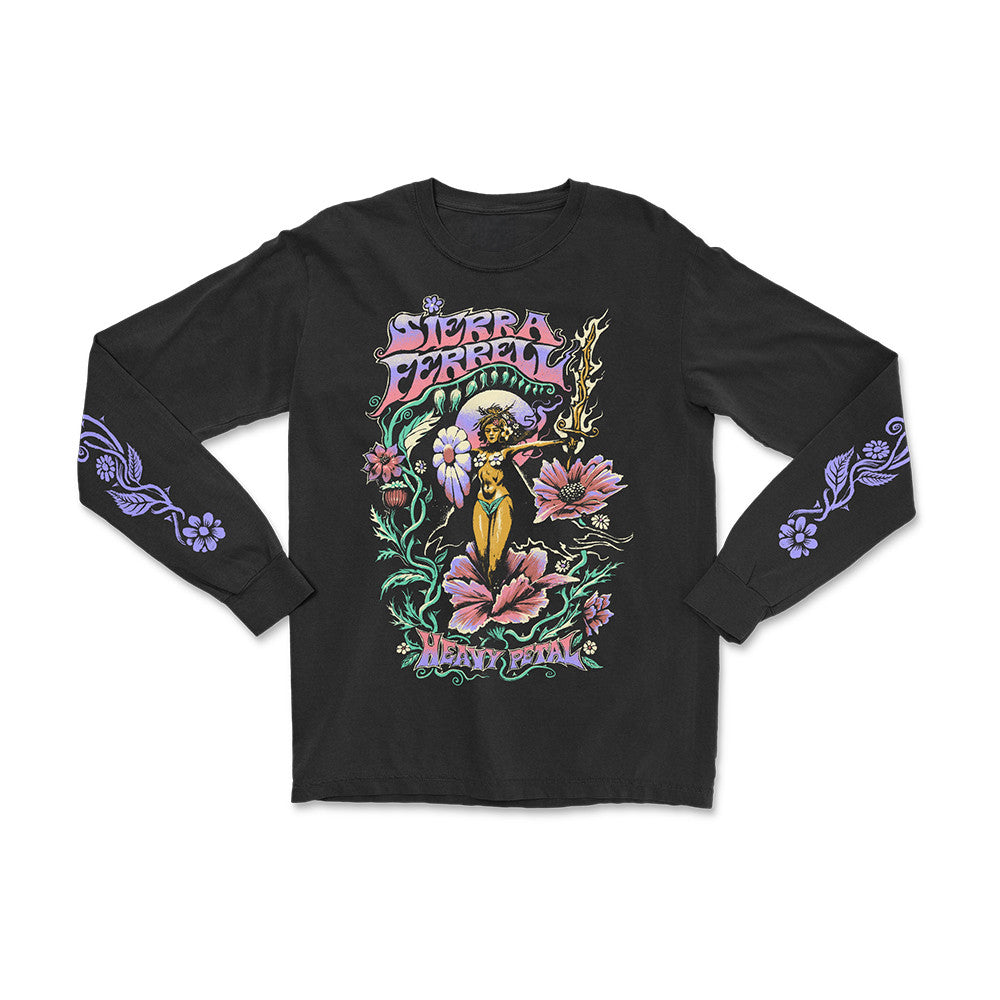 Sierra Ferrell Merch Heavy Petal Long Sleeve Shirt Best Gifts For Sierra Ferrell Fans - Foxy23shop