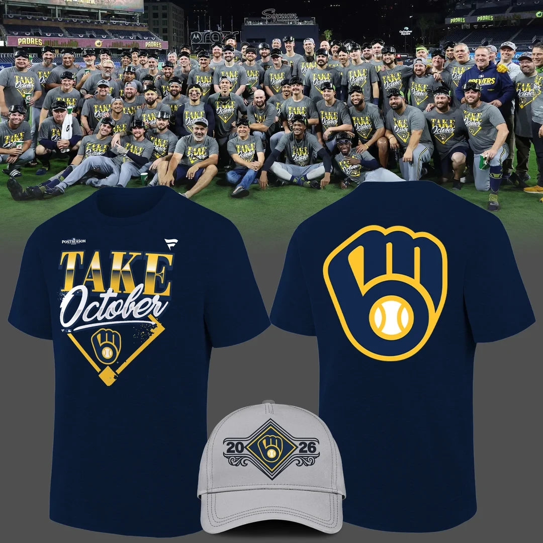 Milwaukee Brewers 2026 MLB Division Series Champions T-Shirt Milwaukee Brewers Merch Best Fan Gear - Foxy23shop