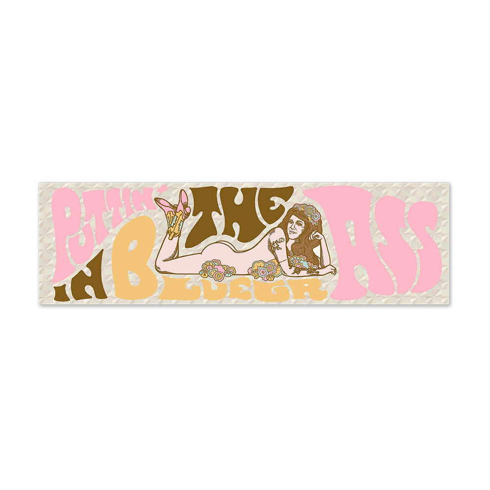 Sierra Ferrell Ass In Bluegrass Bumper Sticker Sierra Ferrell Merch Gifts For Fans - Foxy23shop