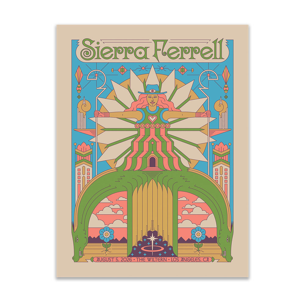 Sierra Ferrell Los Angeles Ca Event Poster Sierra Ferrell Merch Best Presents For Fans - Foxy23shop