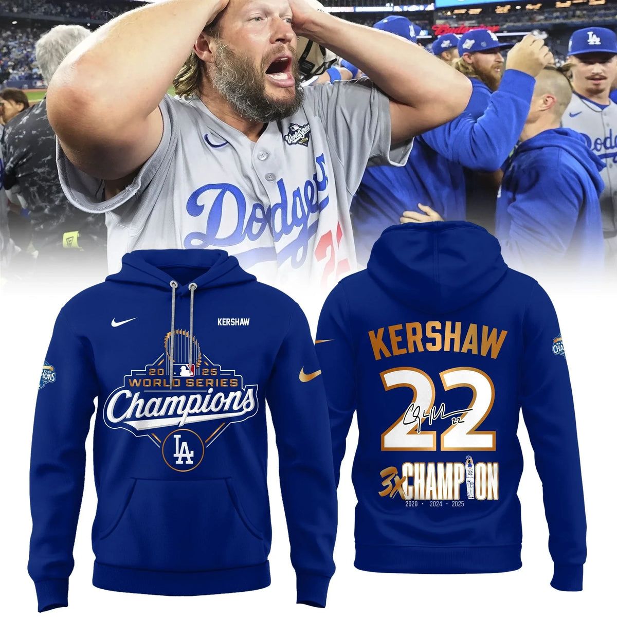 World Series Dodgers Champions Hoodie Dodgers Game Day Apparel Special Gift For Collectors - Foxy23shop