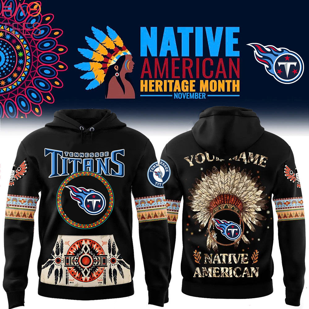 Tennessee Titans x Native American Heritage Night Hoodie Tennessee Titans Clothing - Foxy23shop
