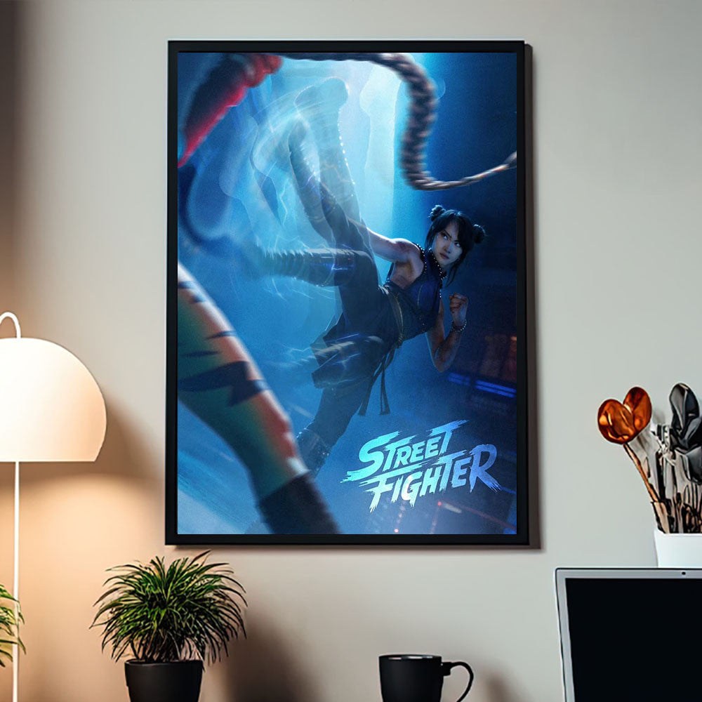 Street Fighter 2026 Movie Chun Li Action Poster Street Fighter Merch Gifts For Gamers - Foxy23shop