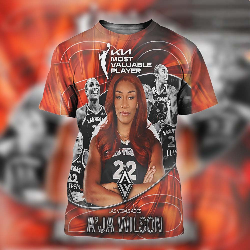 A'ja Wilson Las Vegas Aces Is Your 2026 WNBA Most Valuable Player T-Shirt A'ja Wilson Clothing - Foxy23shop