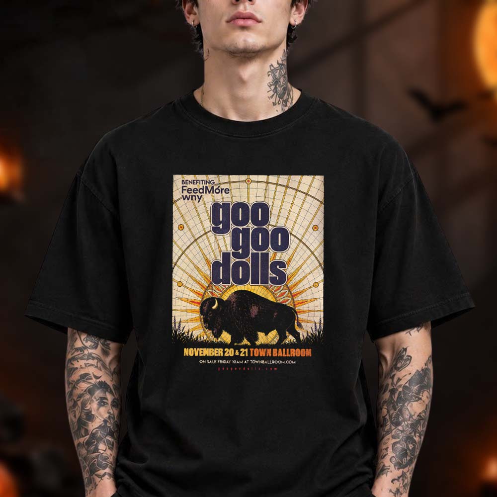 Goo Goo Dolls Buffalo New York Event T-Shirt Goo Goo Dolls Merch Gifts For Rock Lover
