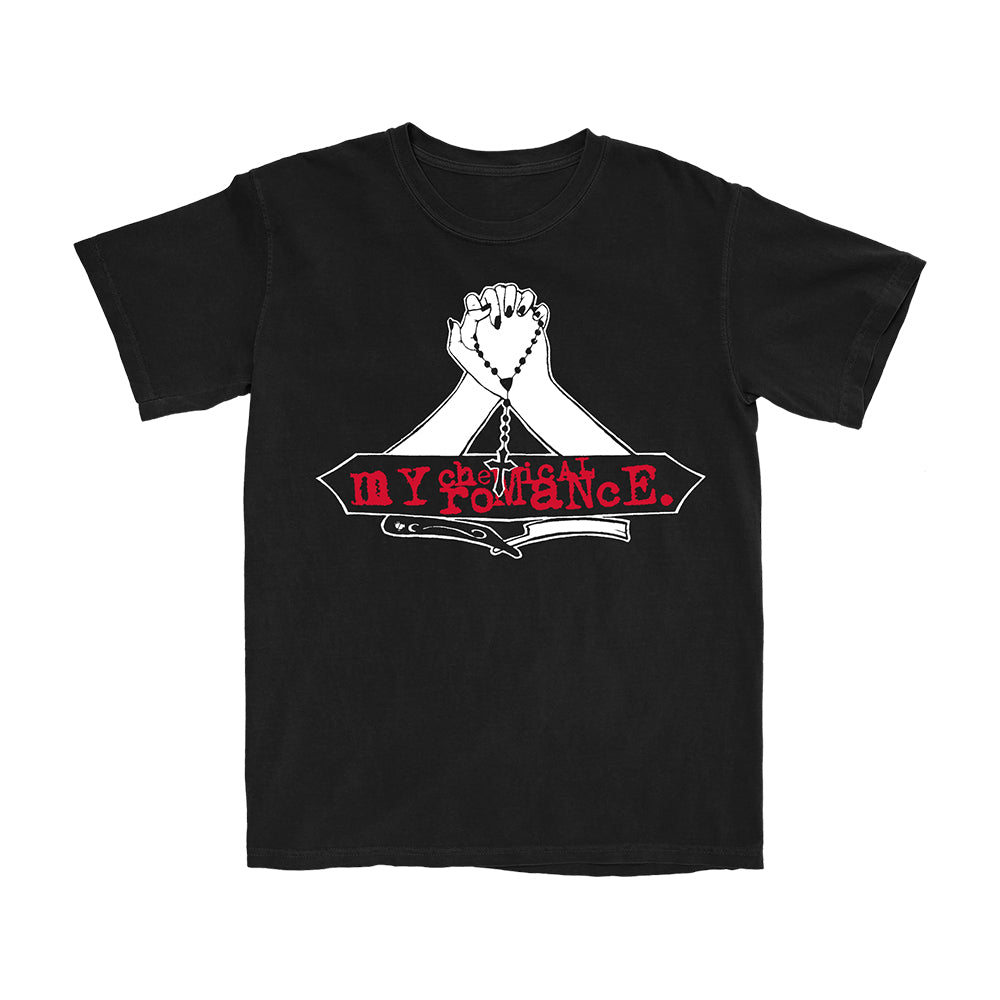 My Chemical Romance Merch Praying Hands T-Shirt Presents For My Chemical Romance Fans