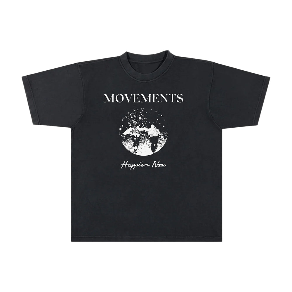 Fearless Records Store Merch Movements Happier Now T-Shirt Gifts Idea For Music Buffs