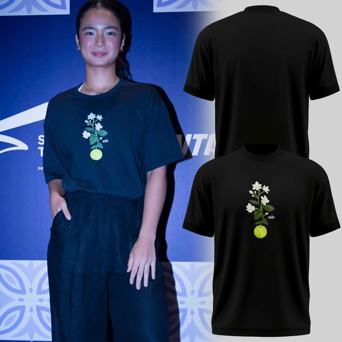 Alex Ela Shop Merch Alex Eala In Full Bloom T-Shirt Gifts For Tennis Lovers