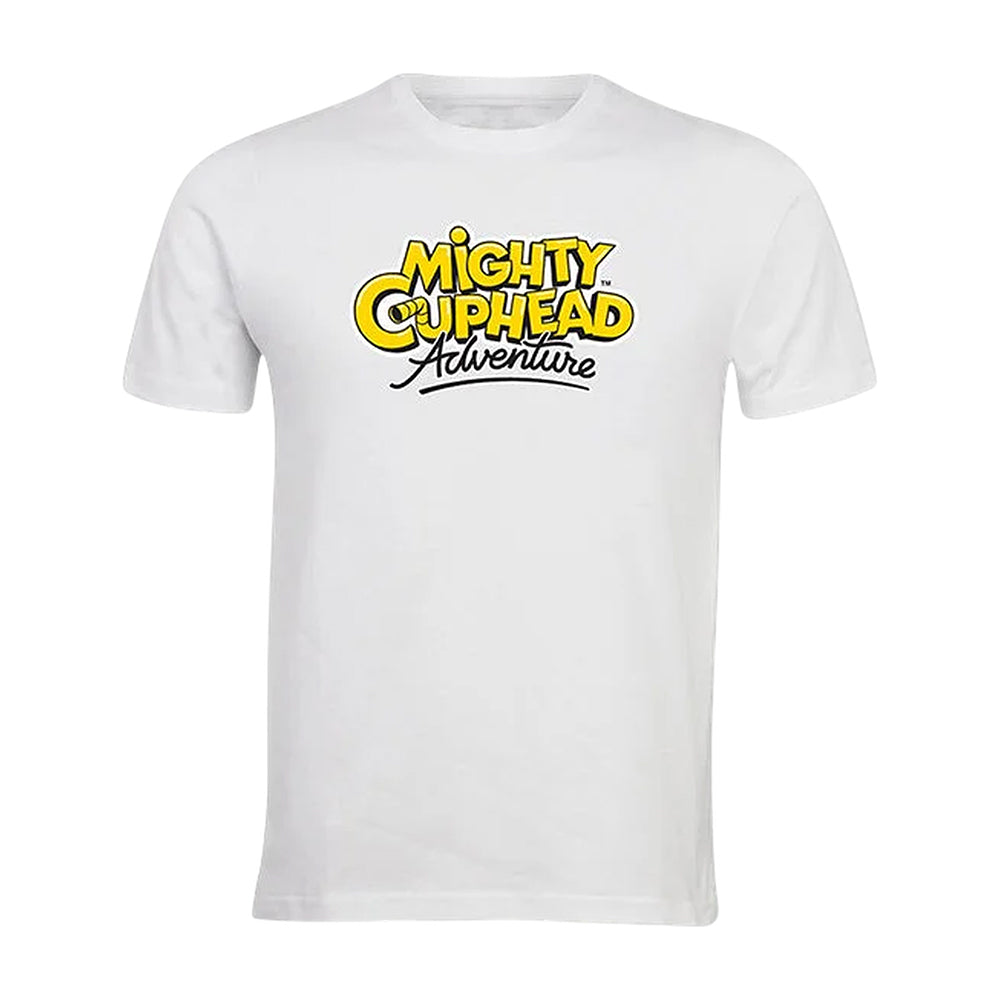 Black Screen Records Merch Mighty Cuphead Adventure Logo T-Shirt Best Gifts For Brother