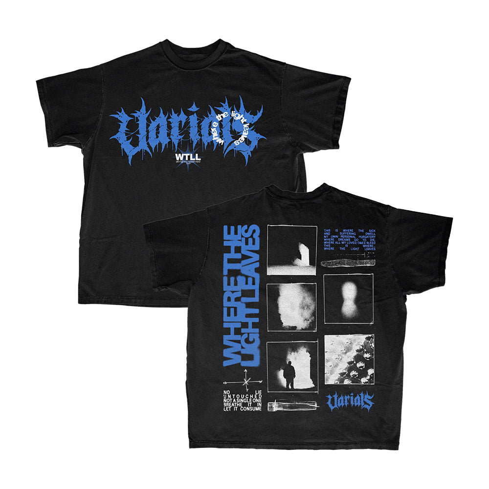 Fearless Records Store Merch Varials Wtll Collage Black T-Shirt Presents For Varials Lovers
