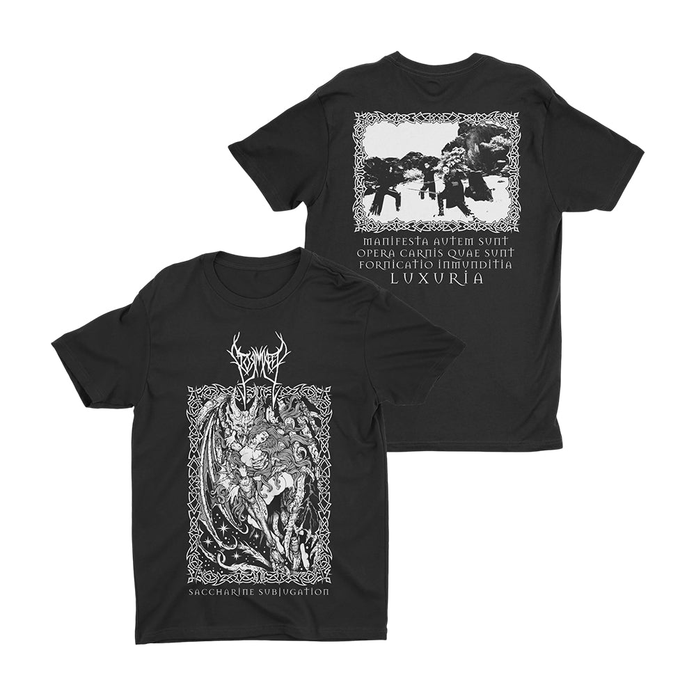 Night Shift Merch Stormkeep Saccharine Subjugation T-Shirt Gift For Music Lovers