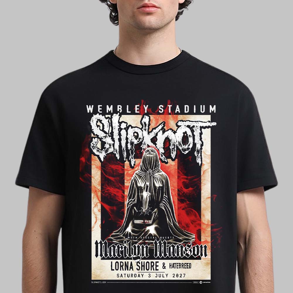 Slipknot Wembley Stadium 2027 Show London UK T-Shirt Slipknot Clothing Music Lover Gifts