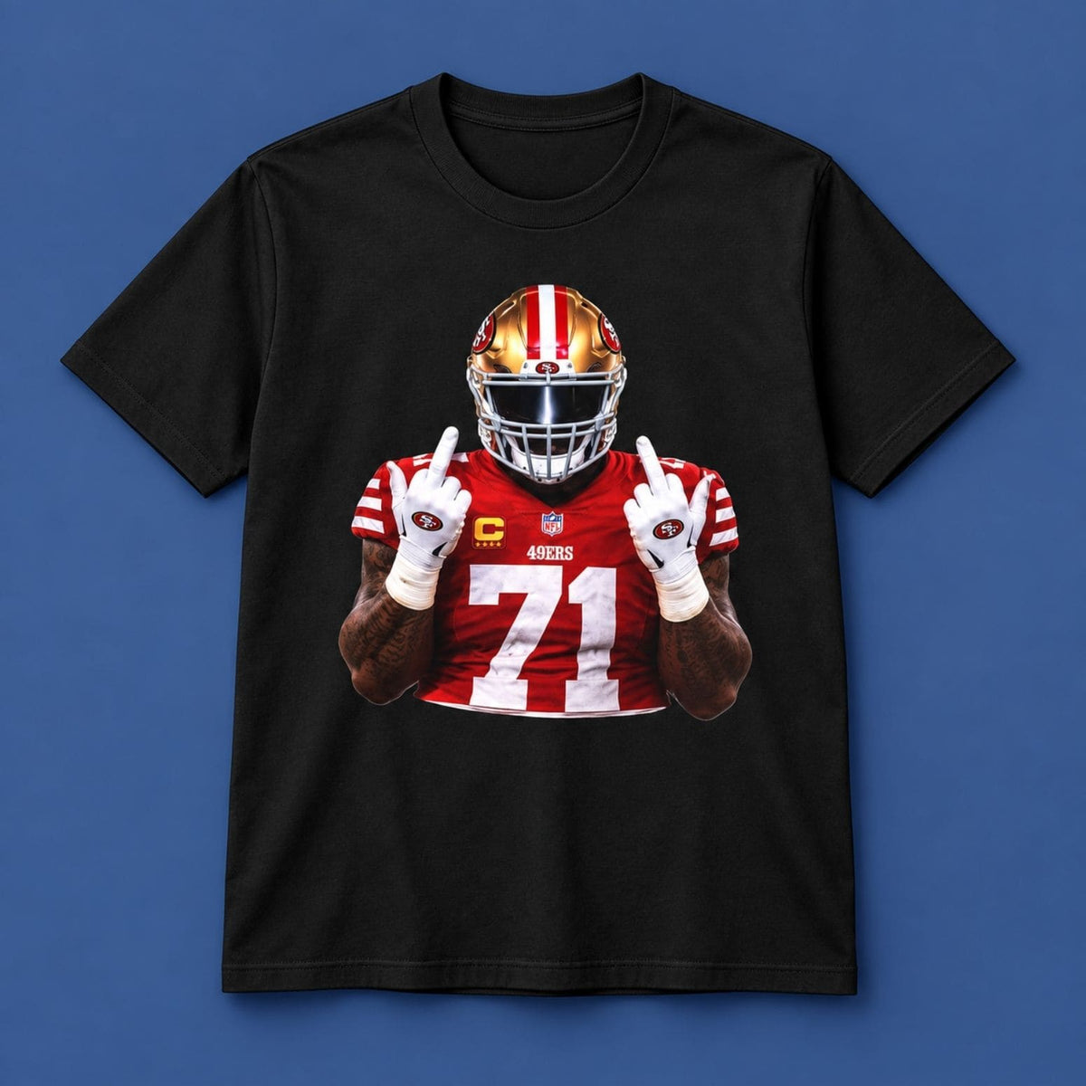 Trent Williams San Francisco 49ers Middle Fingers T-Shirt Funny Gifts For Trent Williams Lovers