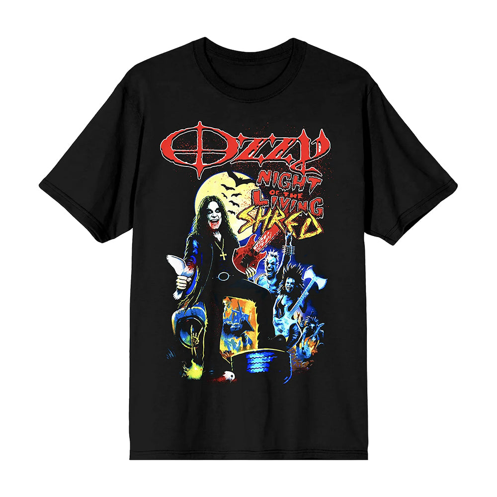 Ozzy Osbourne Merch Night Of Living Shred Black T-Shirt Gifts For Music Lovers