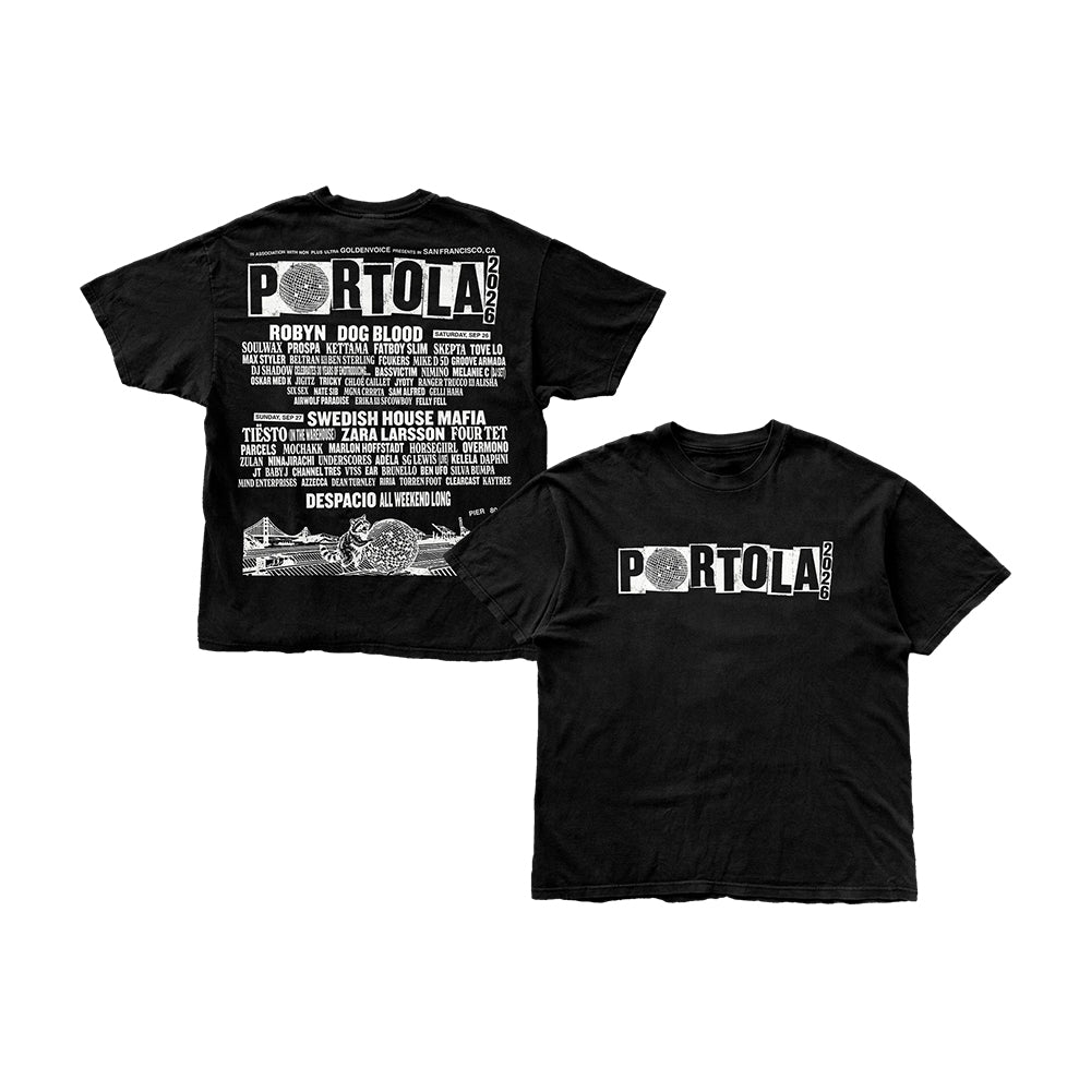 Portola Music Festival Merch 2026 Lineup T-Shirt Best Gifts For Music Lovers