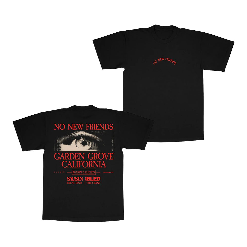 Saosin Store Merch No New Friends Line Up T-Shirt Presents Ideas For Saosin Fans