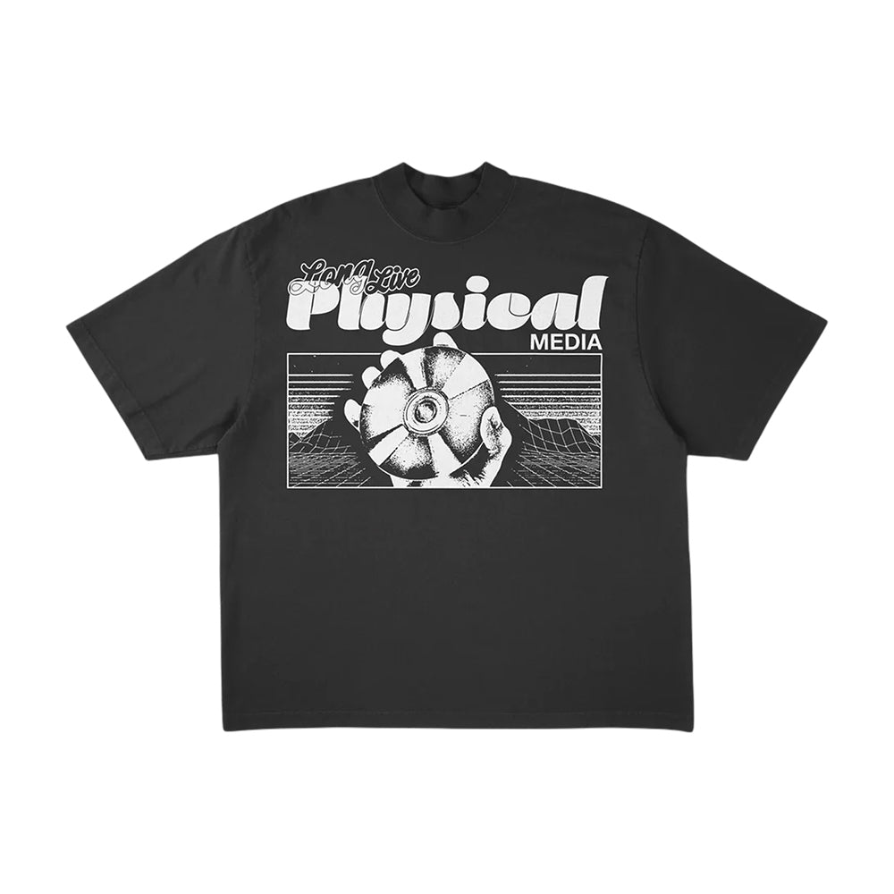 Prestige Merch Long Live Physical Media Black T-Shirt Unique Gifts For Streetwear
