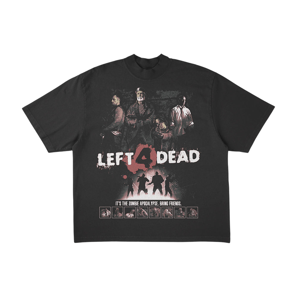 Prestige Merch Left 4 Dead Black T-Shirt Presents For Gaming Lovers