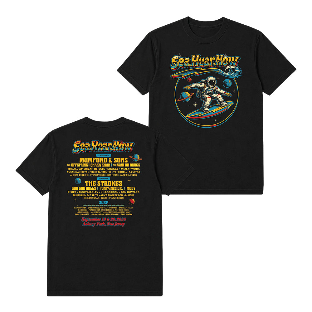 Sea Hear Now Festival Merch Astronaut Lineup 2026 T-Shirt Gift Idea For Him