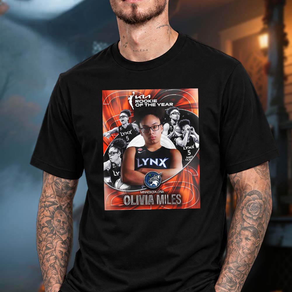 Congrats Olivia Miles Minnesota Lynx 2026 WNBA Rookie Of The Year T-Shirt Olivia Miles Clothing