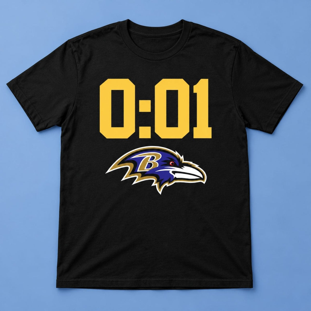 Baltimore Ravens 0 01 T-Shirt Baltimore Ravens Clothing Gifts For Football Fans