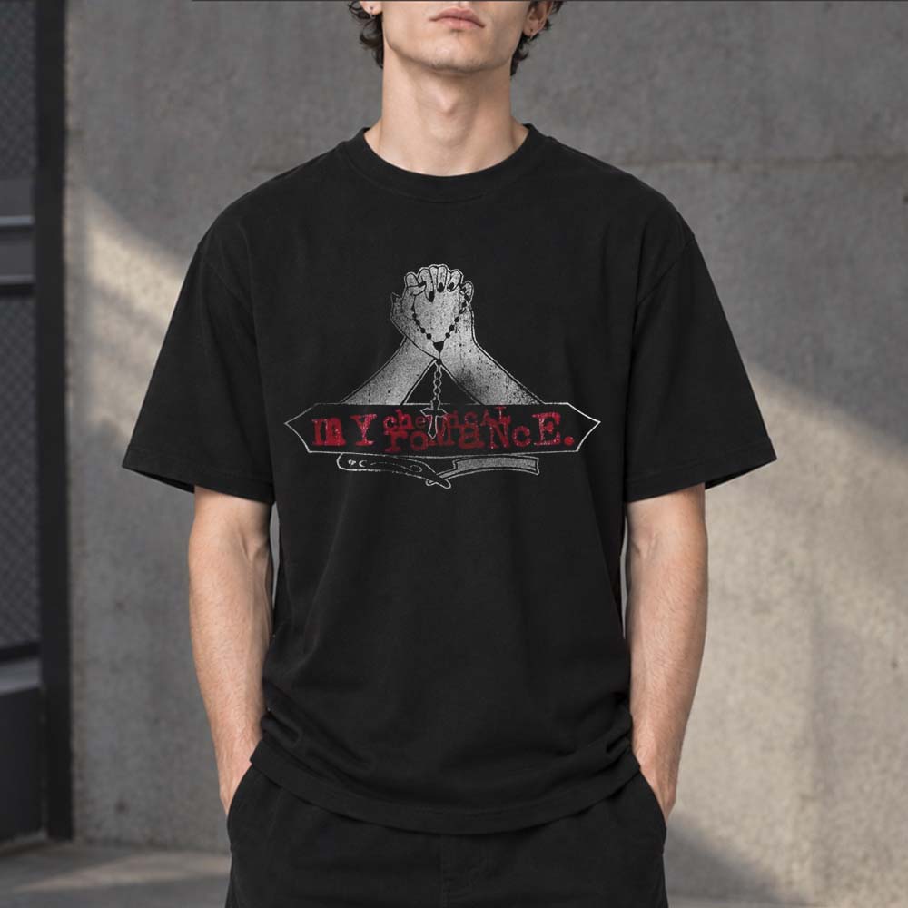 My Chemical Romance Preying Hands Shirt My Chemical Romance Clothes Rock Fan Gifts