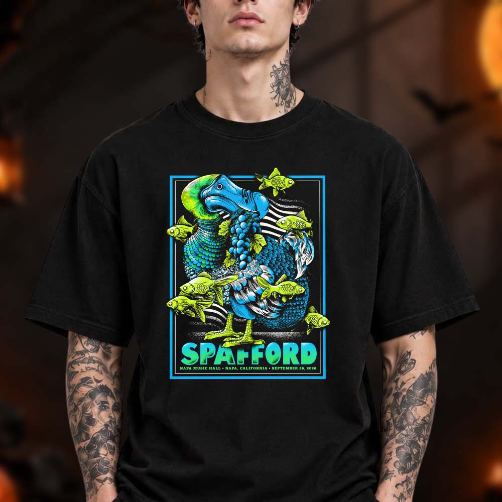 Spafford Napa CA Event T-Shirt Spafford Concert Outfits Presents For Music Lovers