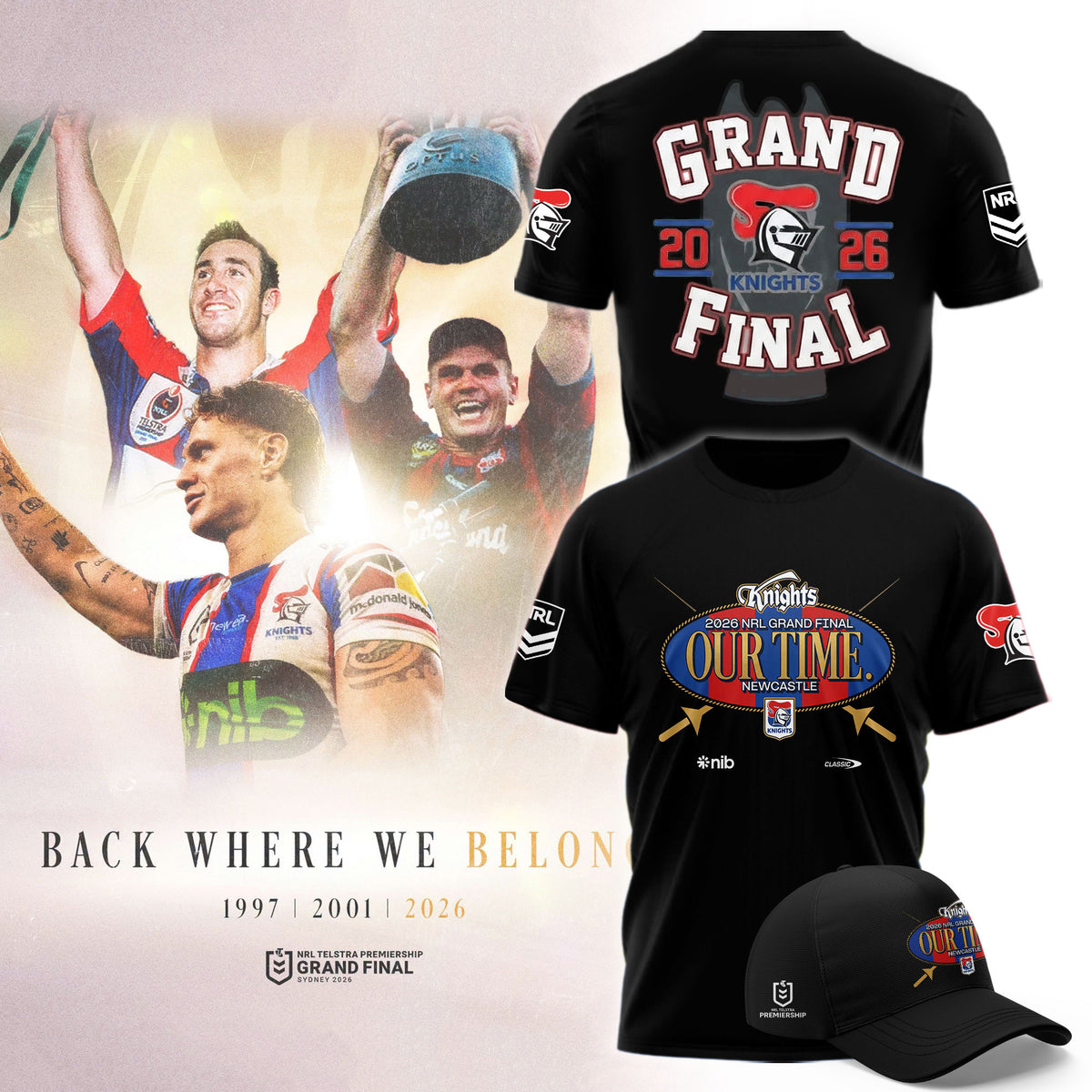 Newcastle Knights Merch Newcastle Knights 2026 Grand Final T-Shirt Gifts For Rugby Lovers
