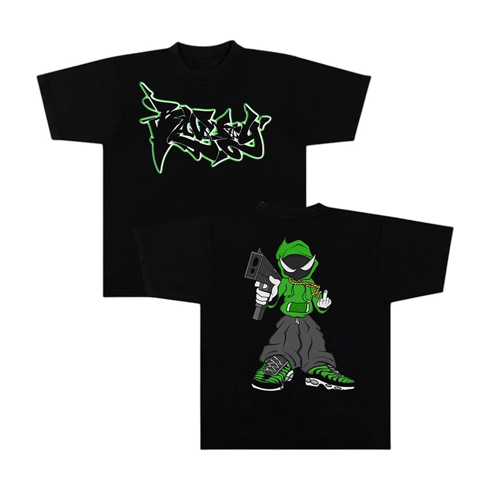 Bayway Merch Alien Exist Black T-Shirt Bayway Streetwear Apparel Gifts For Bayway Lovers