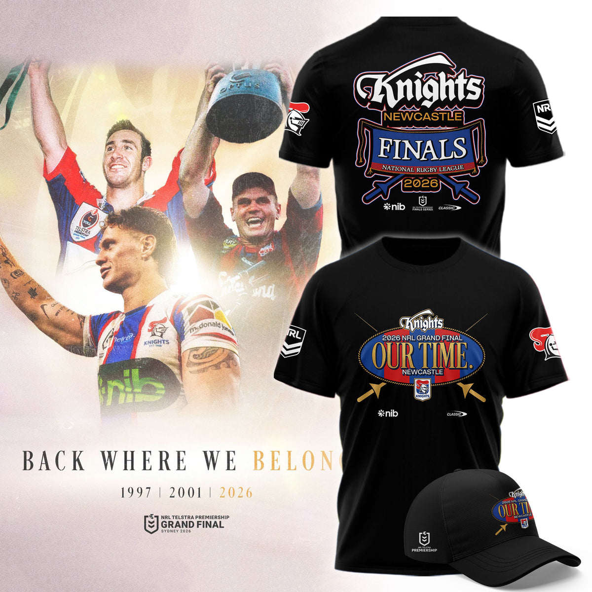 Newcastle Knights Merch Newcastle Knights 2026 Grand Final T-Shirt Presents For Rugby Fans