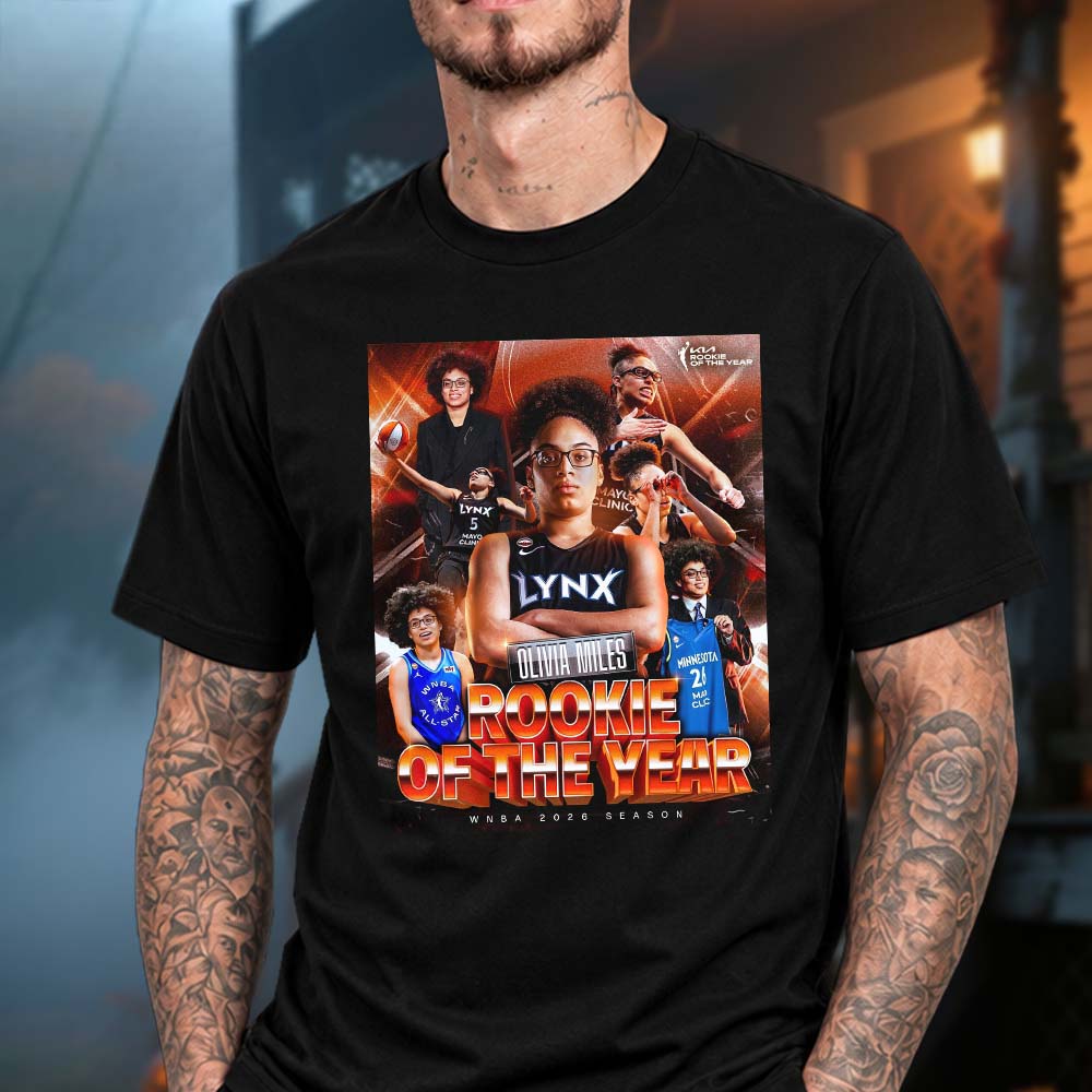 Olivia Miles Minnesota Lynx 2026 WNBA Rookie Of The Year T-Shirt Gifts For Olivia Miles Fans