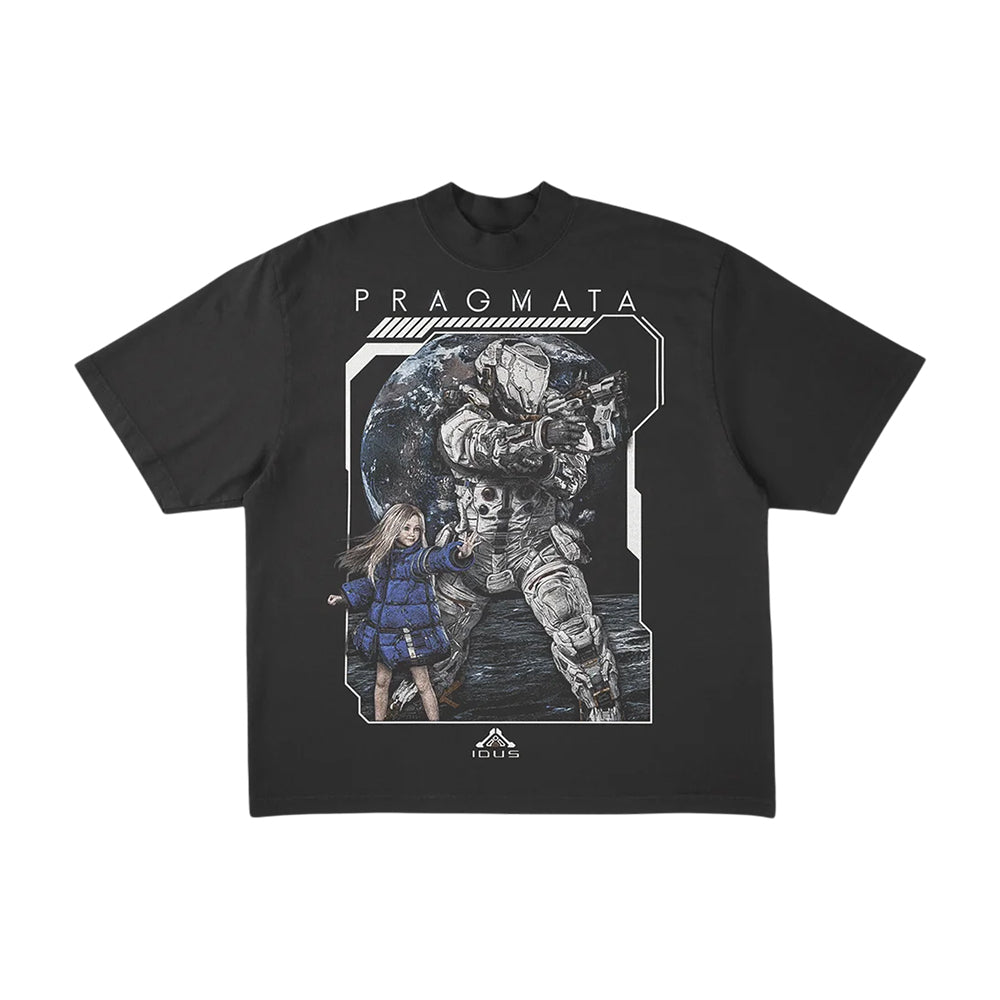 Prestige Merch Pragmata Black T-Shirt Prestige Clothing Presents For Gamers