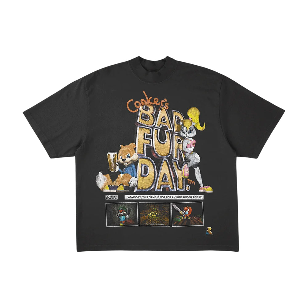 Prestice Merch Conkers Bad Fur Day T-Shirt Presents Ideas For Gamers