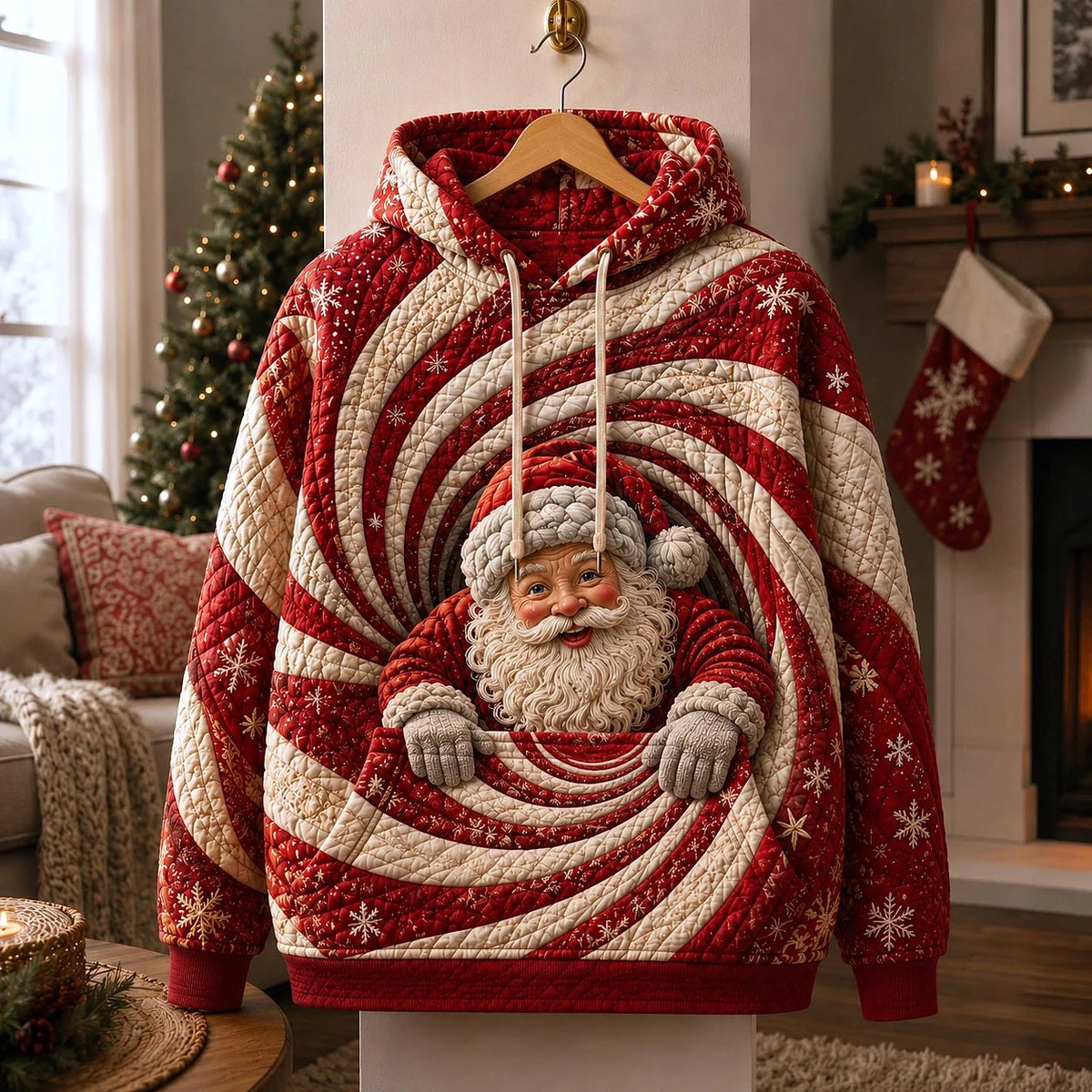 Santa Workshop Hoodie Holiday Clothing Christmas Gift For Brothers