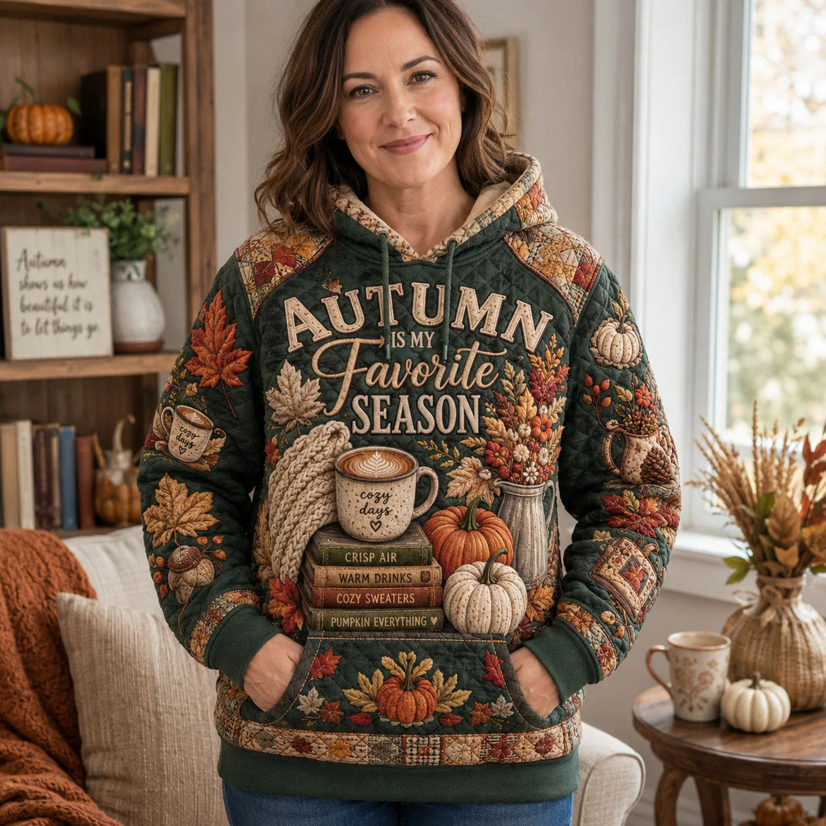 Autumn Is My Favorite Season Hoodie Holiday Clothing Best Gifts For Mother