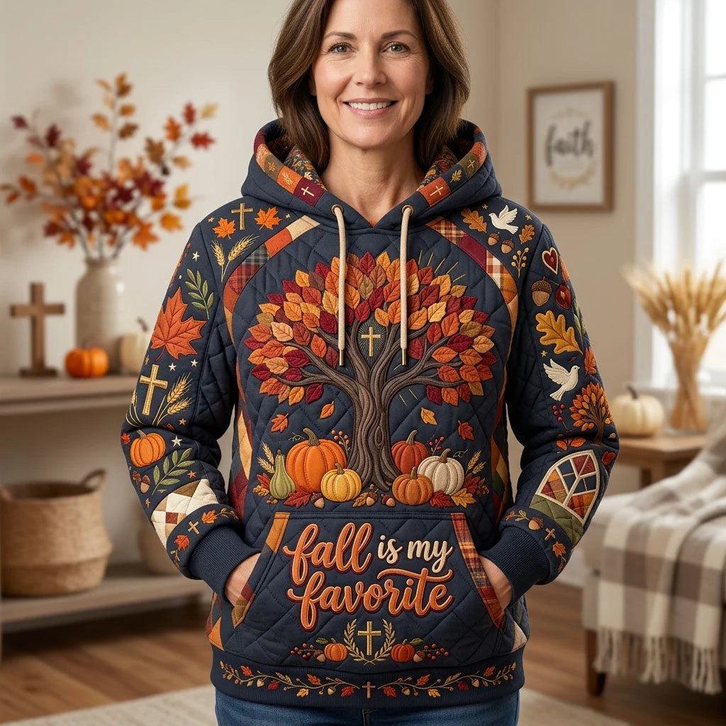 Fall Is My Favorite Vintage Hoodie Autumn Vibe Apparel Present For Her