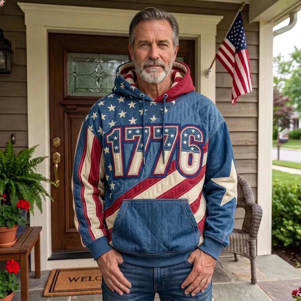 USA 250Th Anniversary 1776 2026 Hoodie Patriotic Apparel Best Gift For Father