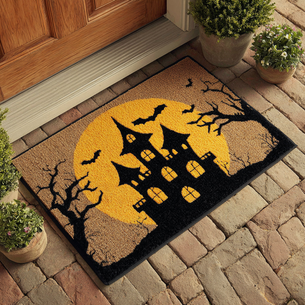 Creepy Castle Halloween Doormat Halloween Entrance Way Ideas Presents For Women