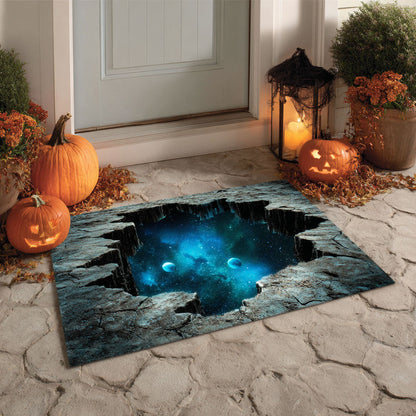Abyssal Glow Doormat Halloween Front Door Decor Halloween Gifts For Boyfriend