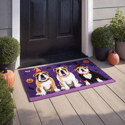 Witch Pup Doormat Cute Halloween Decorations Presents For Dog Owners