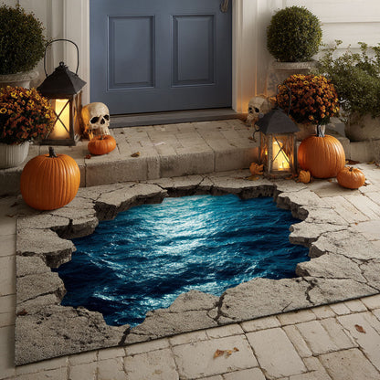 Ocean Rift Halloween Doormat Spooky Holiday Decor Halloween Gifts For Boyfriend