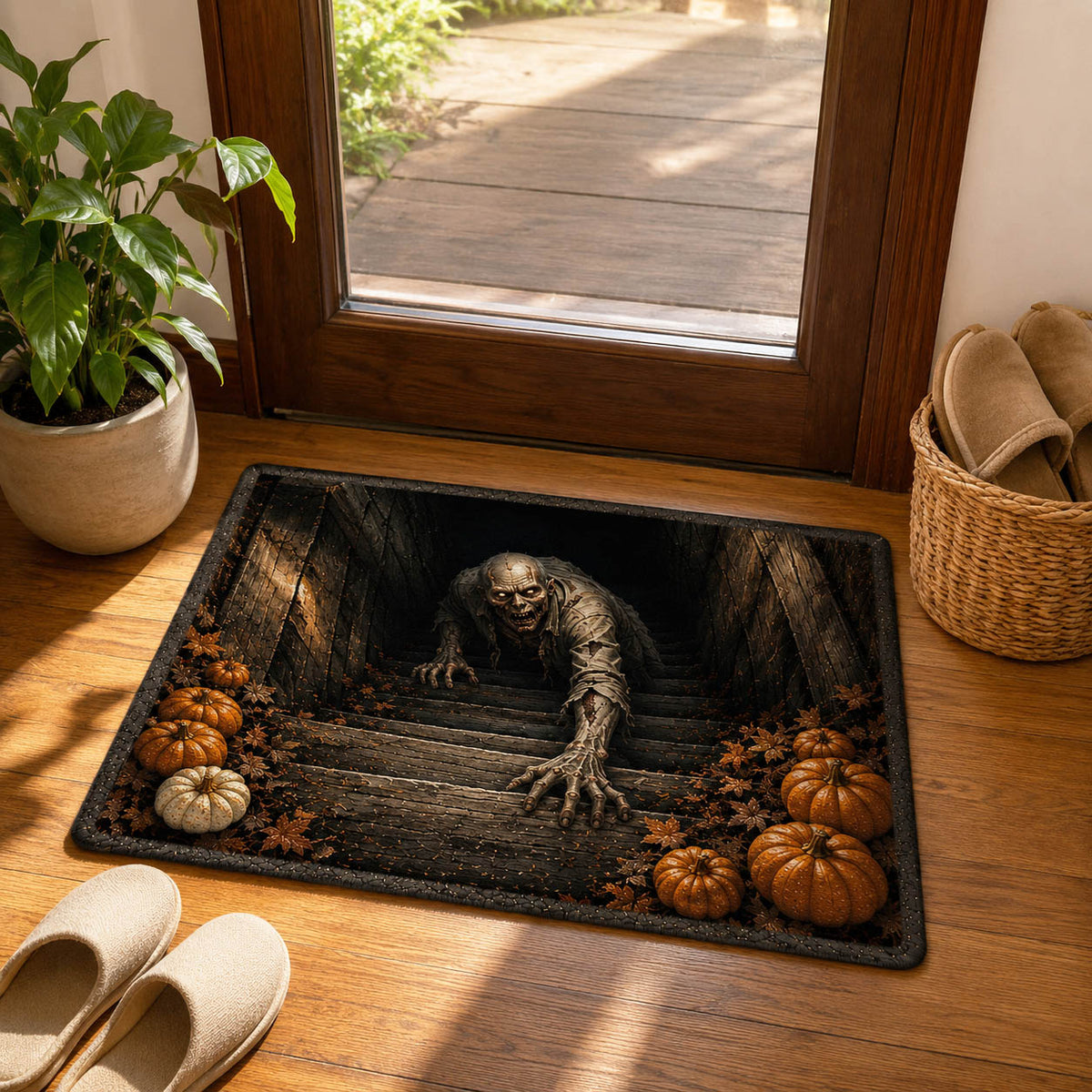 Phantom Hollow Halloween Doormat Spooky Decor Ideas Halloween Gifts For Boyfriend