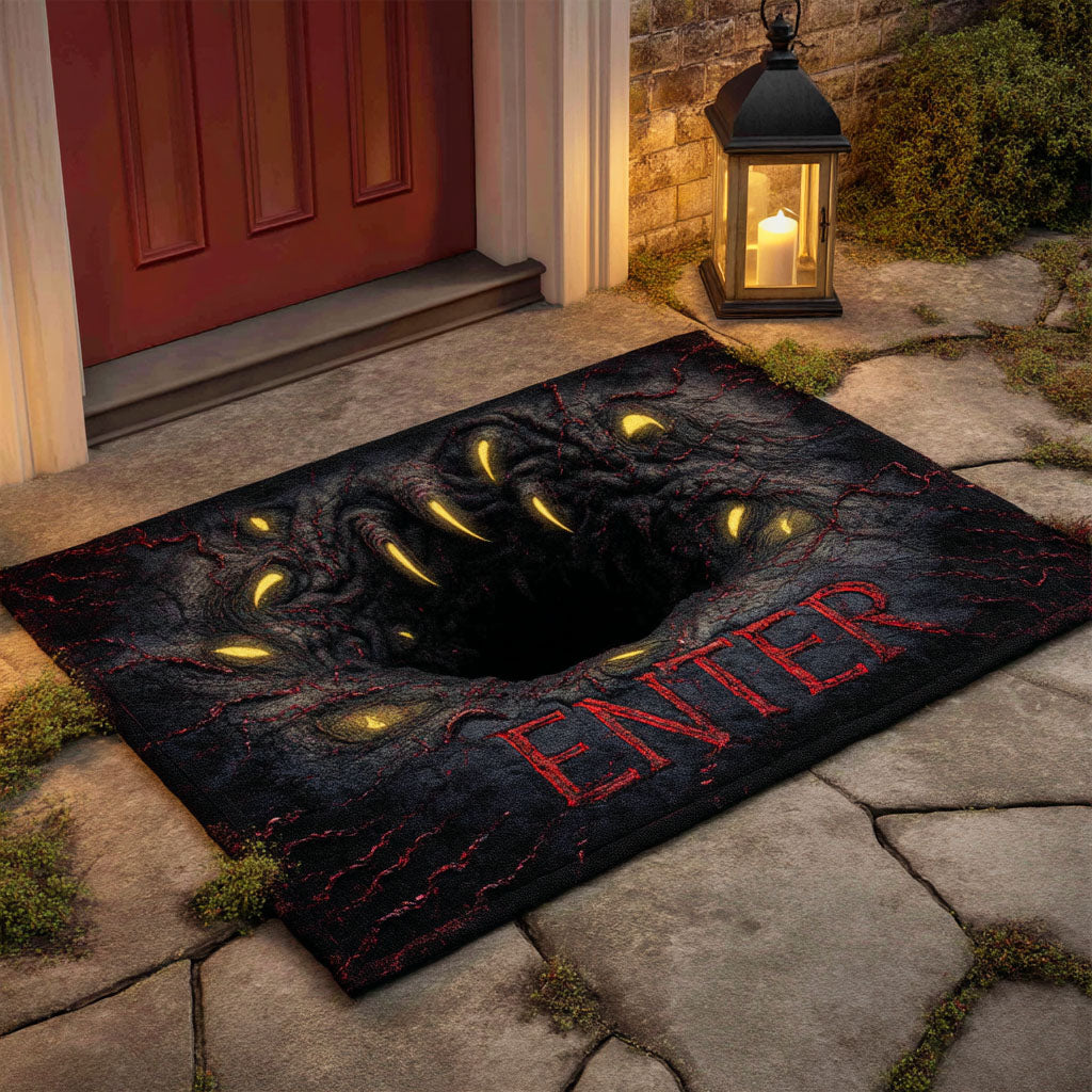Phantom Portal Enter Halloween Doormat Entryway Decor Ideas Halloween Gifts Ideas