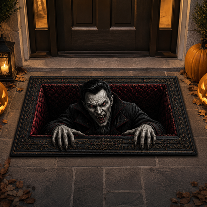 Vampire Vault Halloween Doormat Cool Halloween Decor Gifts For Vampire Lovers