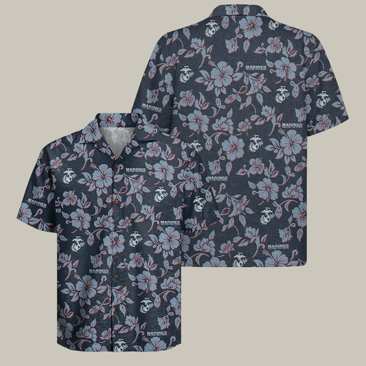USMC 250th Anniversary Hawaiian Shirt Marines Pay The Price Veteran Merch Usmc Veteran Gifts - Foxy23shop