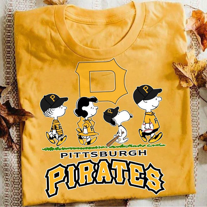 Pittsburgh Pirates Peanuts Abbey Road T-Shirt Baseball Clothes Best Gift For Brother - Foxy23shop