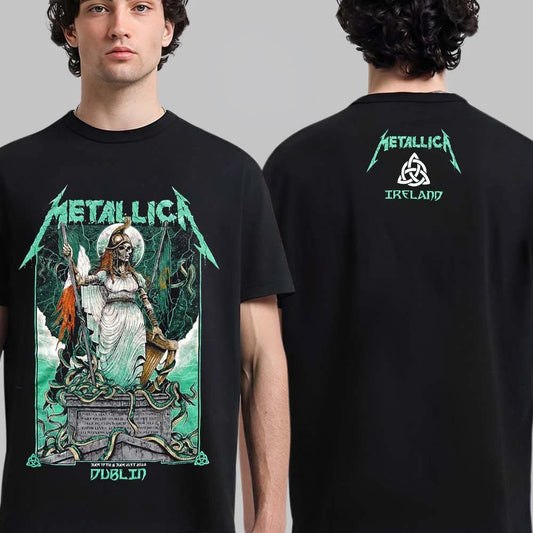 Metallica M72 Dublin Ireland 2026 Merch Music T-Shirt Best Gift For Brother - Foxy23shop