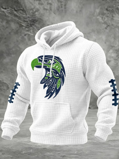 Seattle Seahawks Merch Seahawk Mascot Sweatshirt Game Day Apparel Gift Ideas For Fans - Foxy23shop