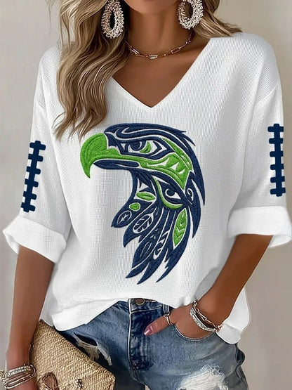 Seattle Seahawks Merch Seahawk Mascot Sweatshirt Game Day Apparel Gift Ideas For Fans - Foxy23shop