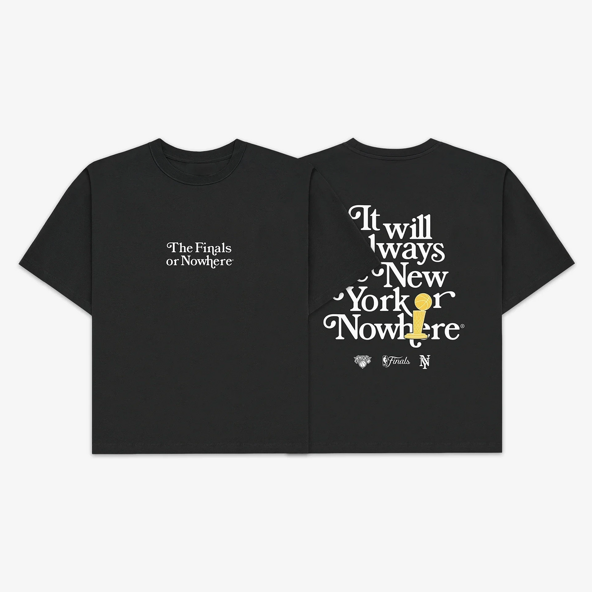 New York Knicks Finals Merch The Finals Or Nowhere T-Shirt NY Knicks Fan Gear - Foxy23shop
